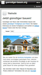 Mobile Screenshot of guenstiger-bauen.org